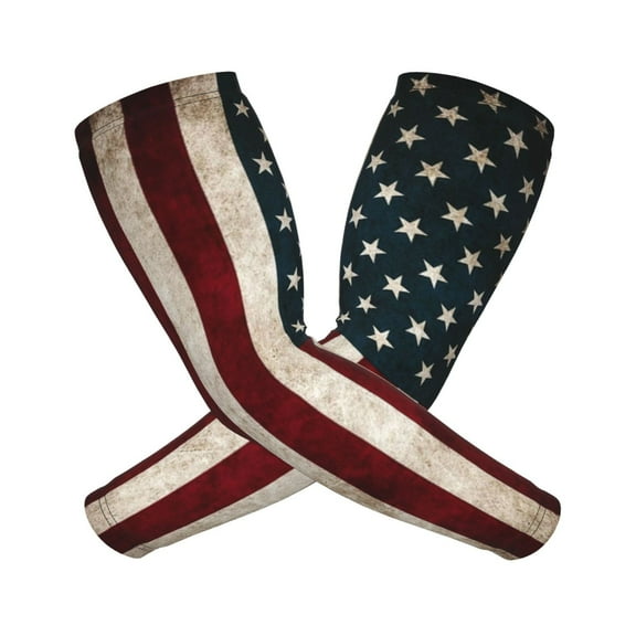 America Flag Compression Sports Arm Sleeve Baseball Football Basketball For Men And Women