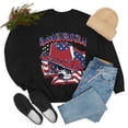thumbnail image 1 of America Flag Cowboy Skull Unisex Heavy Blend™ Crewneck Sweatshirt, 1 of 9
