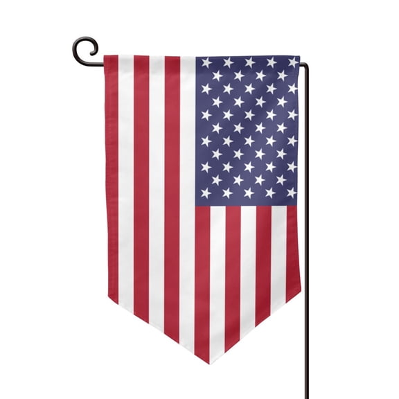 America Flag Garden Flag Double Sided Small Flag Yard Home Decorative Flags Banner 12.5 x 18 Inch Sharp Corner