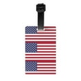thumbnail image 1 of America Flag Luggage Tag Pvc Identifier Card Holder Label Travel Bag Tag, 1 of 6