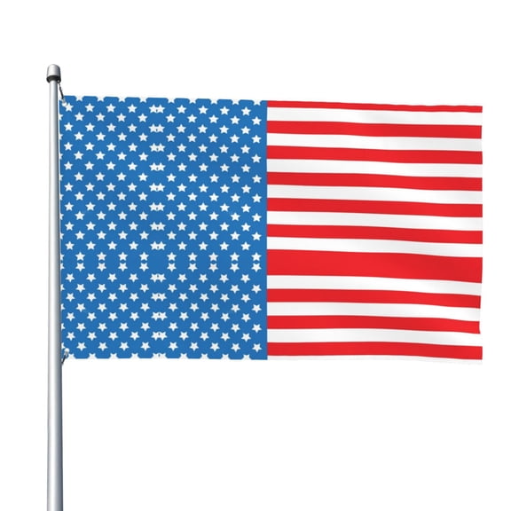 America Flag Pattern Flag 4x6 Ft Big Flag For Outdoor Indoor Office Workplace Home Garden
