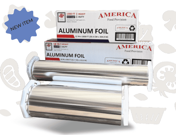 America Food Provision - 12"x1000' Standard Aluminum Foil Roll - 1 Case