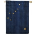 thumbnail image 1 of America Forever Alaska State Flag 28 x 40 Inch Double Sided Outdoor Yard Decorative USA Vintage Wood State of Alaska House Flag, Made in the USA, 1 of 3