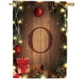 thumbnail image 1 of America Forever Christmas Monogram Letter O House Flag Ornament Baubles 28 x 40 inch Double Sided, Festive Christmas Flag, Xmas Lights Winter Holiday Farmhouse Yard Seasonal Outdoor DÃ©cor, 1 of 1