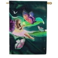 thumbnail image 1 of America Forever Enchanting Fairy House Flag - 28 x 40 Inch - Magical Fantasy Fairy Tales Butterflies Spring Summer Seasonal Yard Outdoor Decorative Double Sided Flag, 1 of 3