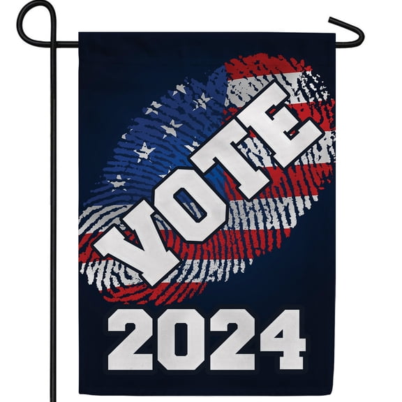 America Forever Flags Double Sided Garden Flag - Vote 2020 Blue, American President Election Yard Outdoor Decoration 12.5" x 18 "