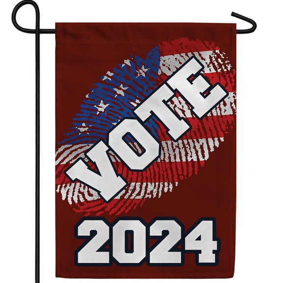 America Forever Flags Double Sided Garden Flag - Vote 2020 (Red), American President Election Yard Outdoor Decoration 12.5" x 18 "