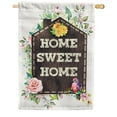 thumbnail image 1 of America Forever Home Sweet Home House Flag 28 x 40 inches Pink Yellow Flowers Bird Double Sided Sunflower Rose Spring Summer Seasonal Yard Outdoor Rustic Decorative Floral Garden Flag, 1 of 5
