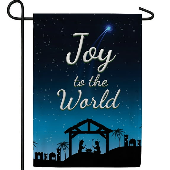 America Forever The Lord Has Come House Flag, 28 x 40 inch Double Sided, Joy To World Banner, Christmas Nativity Outdoor Decor, Religious Holiday Flag, Faith Yard Decoration