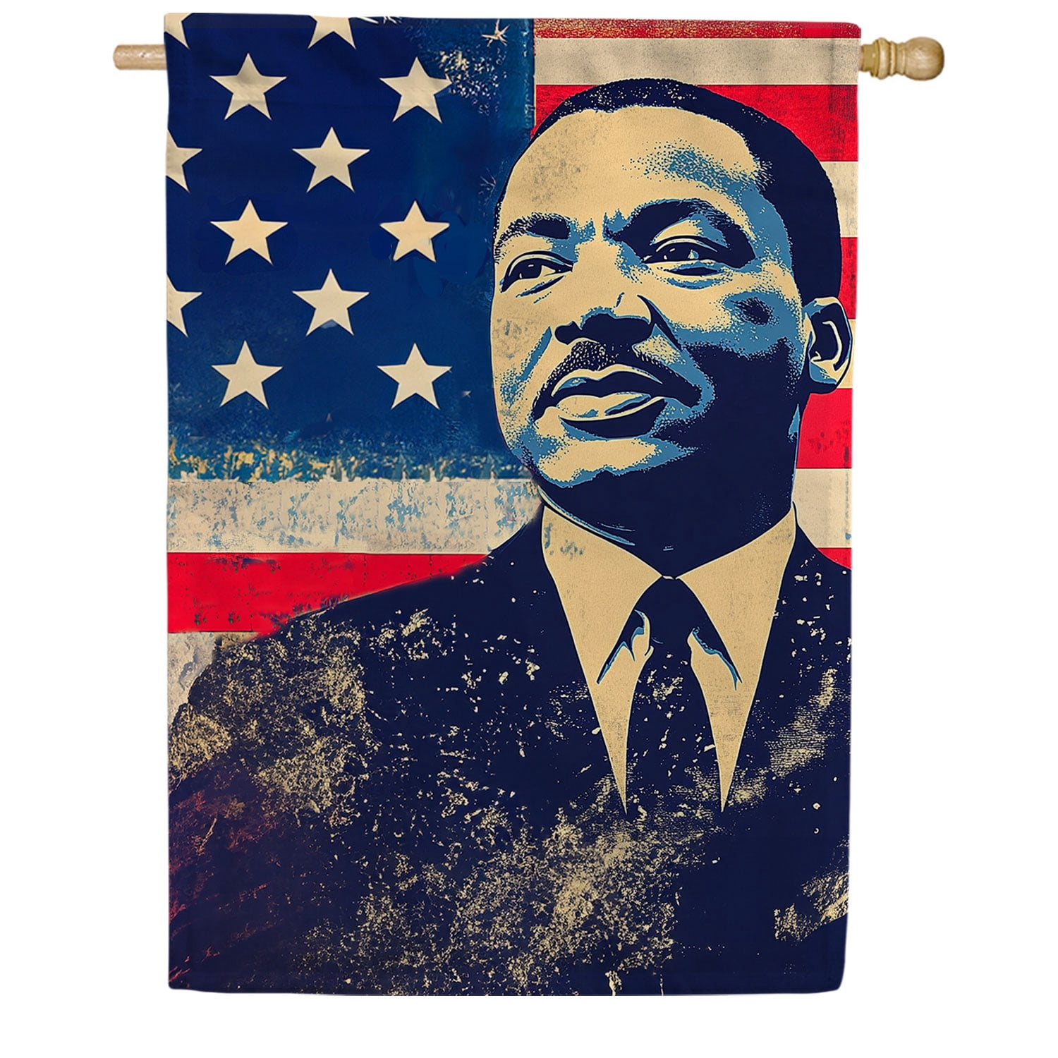 America Forever Martin Luther King Jr House Flag, 28 x 40 inch Double ...