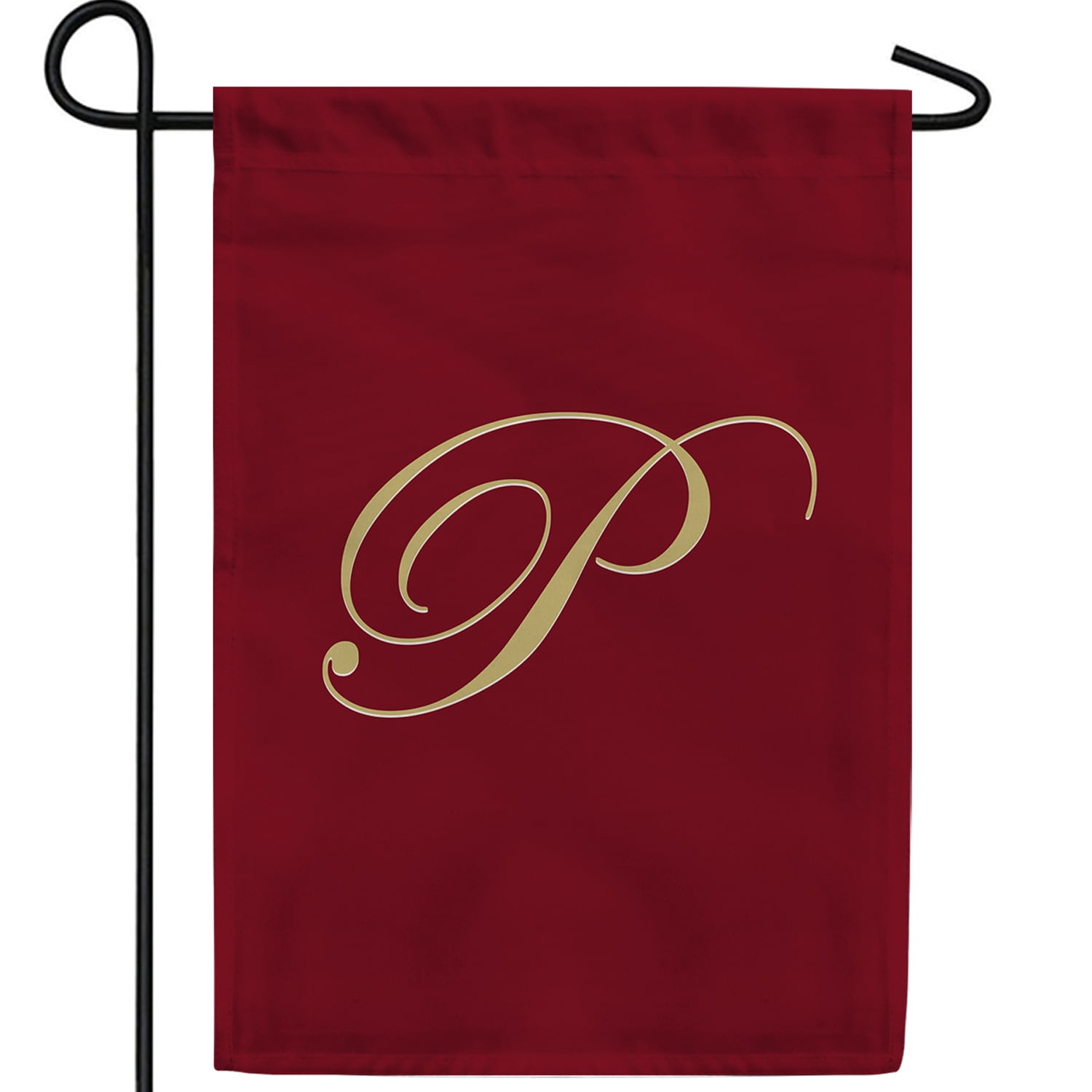 America Forever Monogram P Garden Flag, 12.5 x 18 inch Double Sided ...