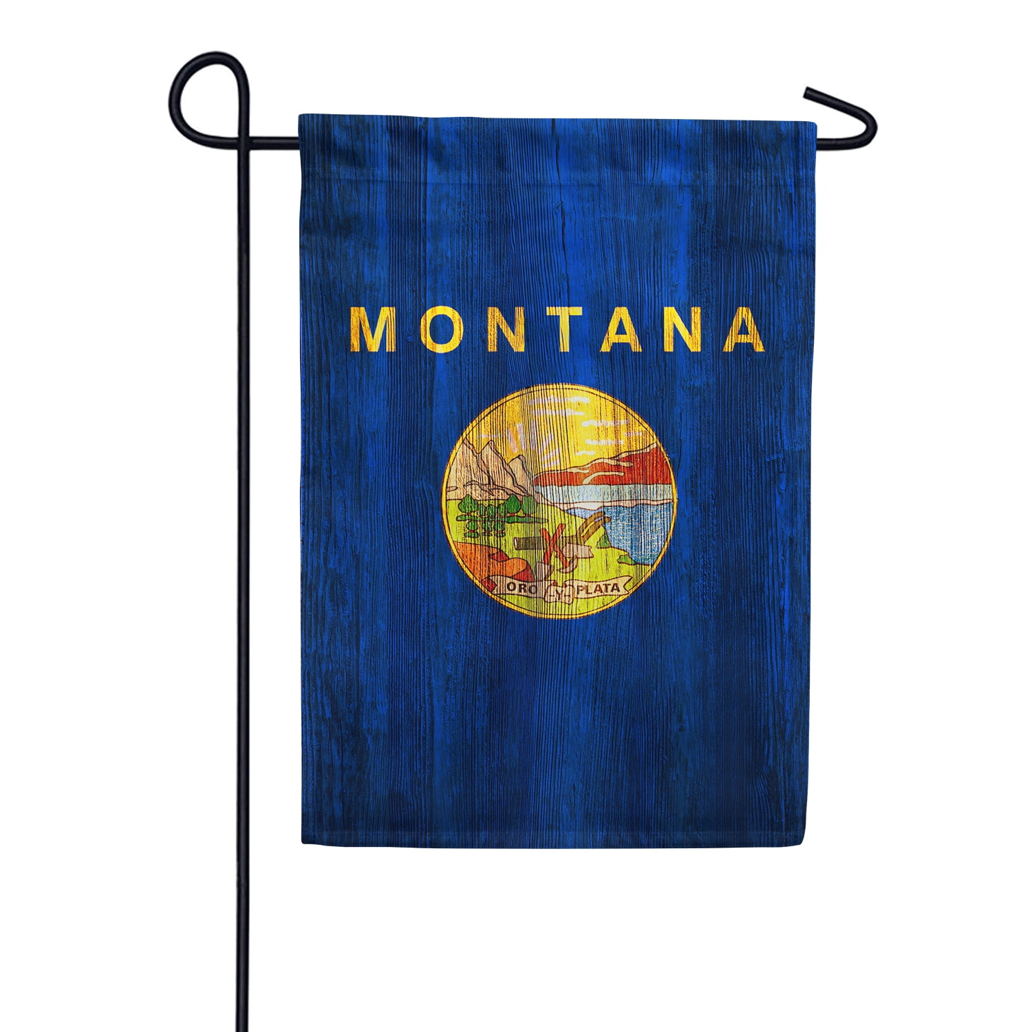 Montana State Flag Sticker - 3.5x5.5 Inch, Semi-Gloss, Peel & Stick For Walls, Laptops, Whiteboards
