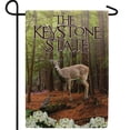 thumbnail image 1 of America Forever Pennsylvania State Garden Flag- 12.5 x 18 inches- Pennsylvania Young Male Deer in the Forest USA Regional Yard Outdoor Decorative Double Sided Flag, 1 of 5