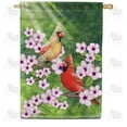 thumbnail image 1 of America Forever Spring Cardinal House Flag 28 x 40 inches Double Sided Flowers, Summertime, Cherry Blossom - Seasonal Yard Lawn Outdoor Decorative Spring Bird House Flag, 1 of 1