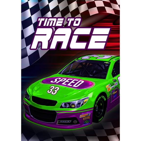 America Forever Start Your Engines Racing House Flag, 28 x 40 inch Double Sided, NASCAR Race Car Banner, Checkered Flag Decoration, Motorsports Outdoor Decor, Racing Fan Yard Flag