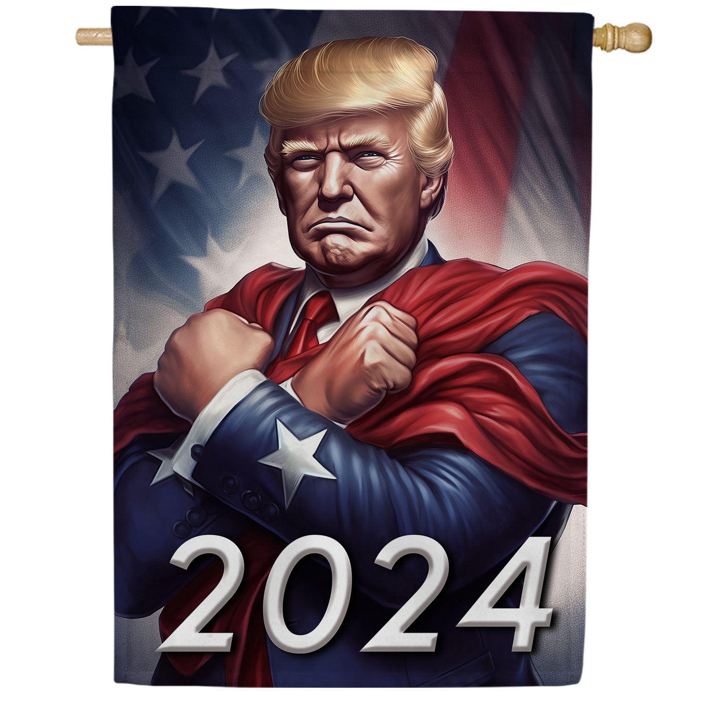 Bandiera Donald Trump 2020 KAF! - 2x3 Ft - 100D Poli Nylon - Doppia Faccia - Trade Winds