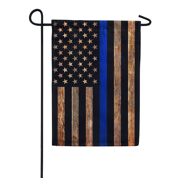 Thin Blue Line Garden Flag Made In Usa www.walmart.com