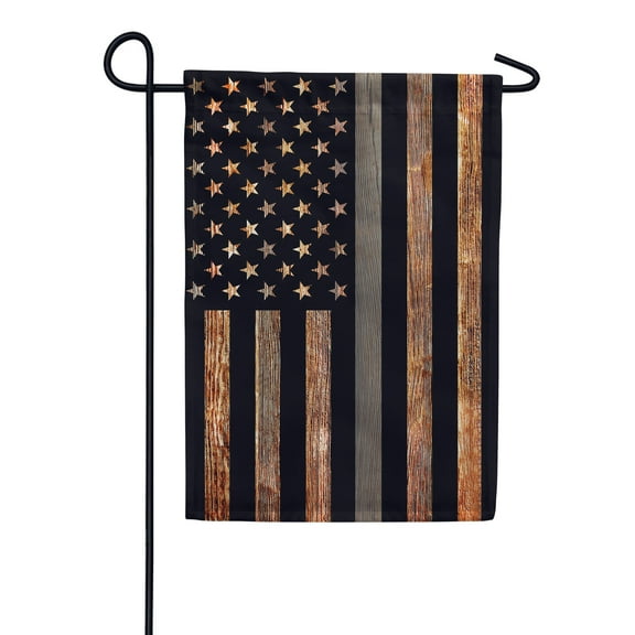 America Forever Thin Gray Line Flag 12.5 x 18 Inch Double Sided Outdoor Yard Decorative Corrections Officers American Law Enforcement Garden Flag, Made in the USA