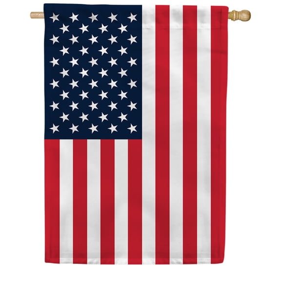 America Forever United States of America Garden Flag, 12.5 x 18 inch Double Sided, USA American Stars Stripes Decor, Patriotic National Yard Flag Banner