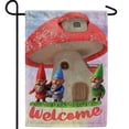 thumbnail image 1 of America Forever Welcome Gnome Garden Flag - Gnome Mushroom Home - Spring Summer Seasonal Yard Outdoor Decorative Double Sided Flag - 12.5 x 18 Inch, 1 of 7