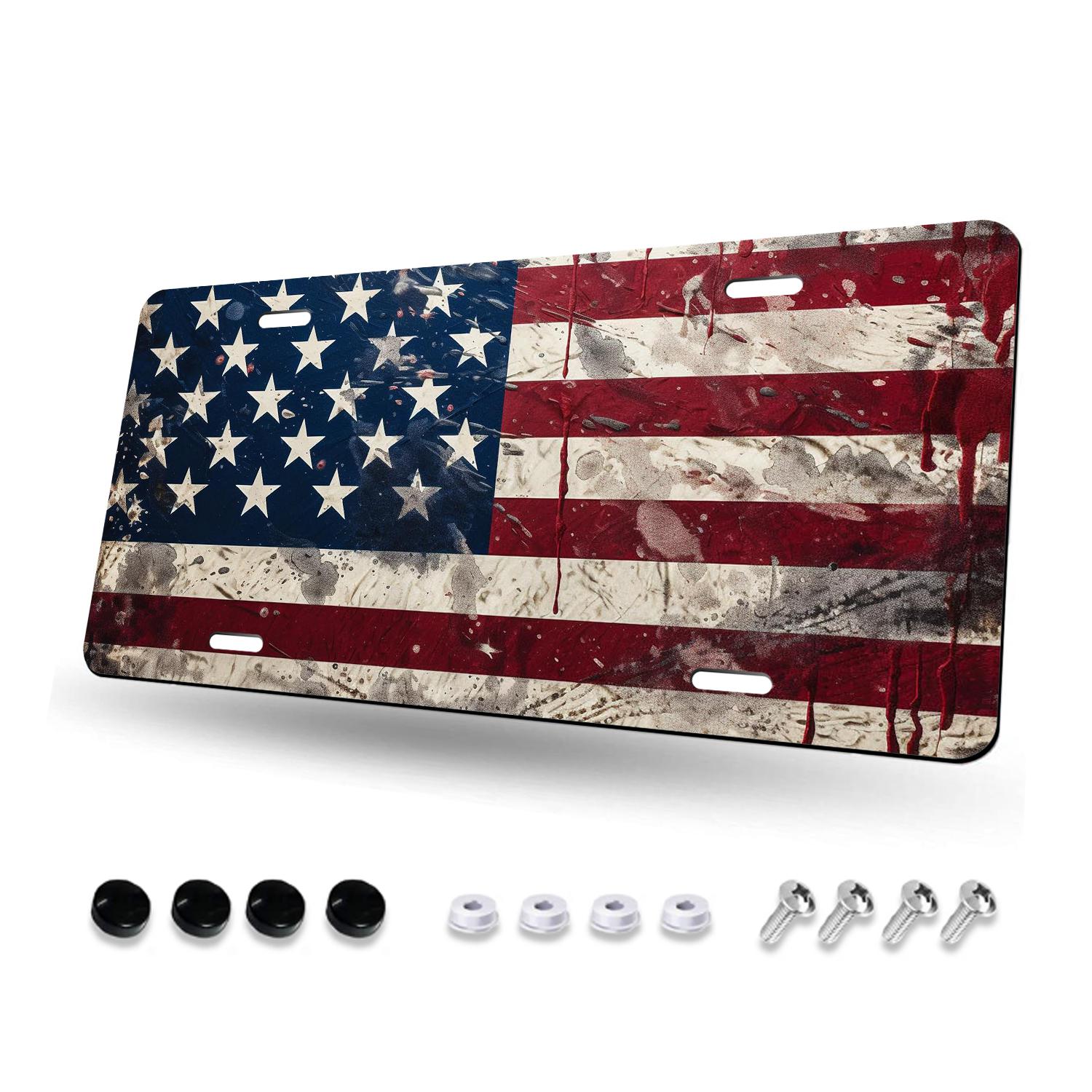 Funny Secret Service License Plate - 6x12 Inch Rust-Proof Aluminum Novelty Plate For Car, Vanity Tag, Decor
