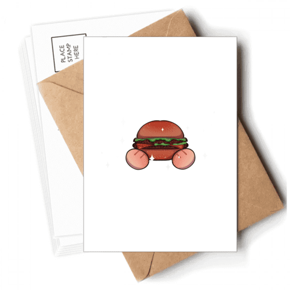 America Hamburger US Postcards Envelopes Blank Note Cards Mailing