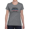 thumbnail image 1 of America Home Of The Free Flag T-Shirt Women -Image by Shutterstock, Female Medium, 1 of 4