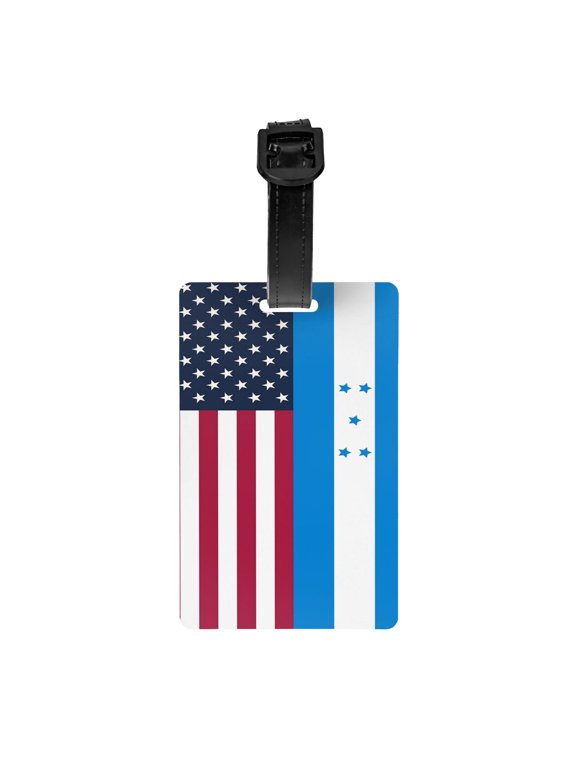 America Honduran Flag Luggage Identifier Name Tag For Backpacks Suitcases Bags Baggage