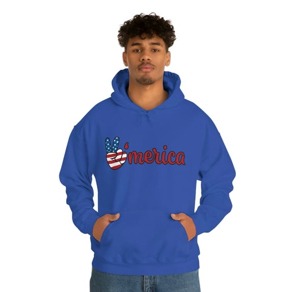 America Independent patriotic Unique Unisex Heavy Blend™ Hooded Sweatshirt