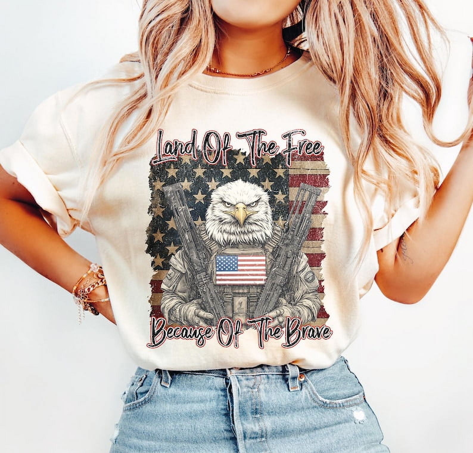 America Land Of The Free Because Of The Brave, 4th of July, Patriotic ...