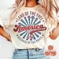 thumbnail image 1 of America Land Of The Free Because Of The Brave T-shirt, Fourth of July Shirt, 4th Of July Shirt, Independence Day Shirt, America TH260581, 1 of 5