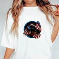 thumbnail image 1 of America Love It Or Leave It Proud USA Eagle Flag Gift Unisex T-Shirt, up to 5XL, 1 of 3