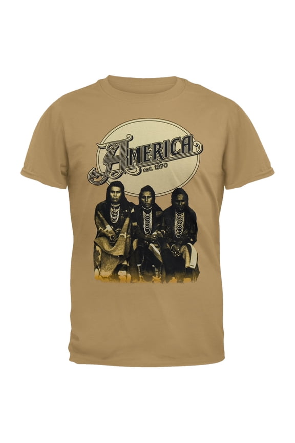 Men's Logo T-shirt Small Tan