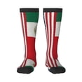 thumbnail image 1 of America Mexican Flag Knee High Socks for Women Long Leg Warmers Socks, 1 of 7