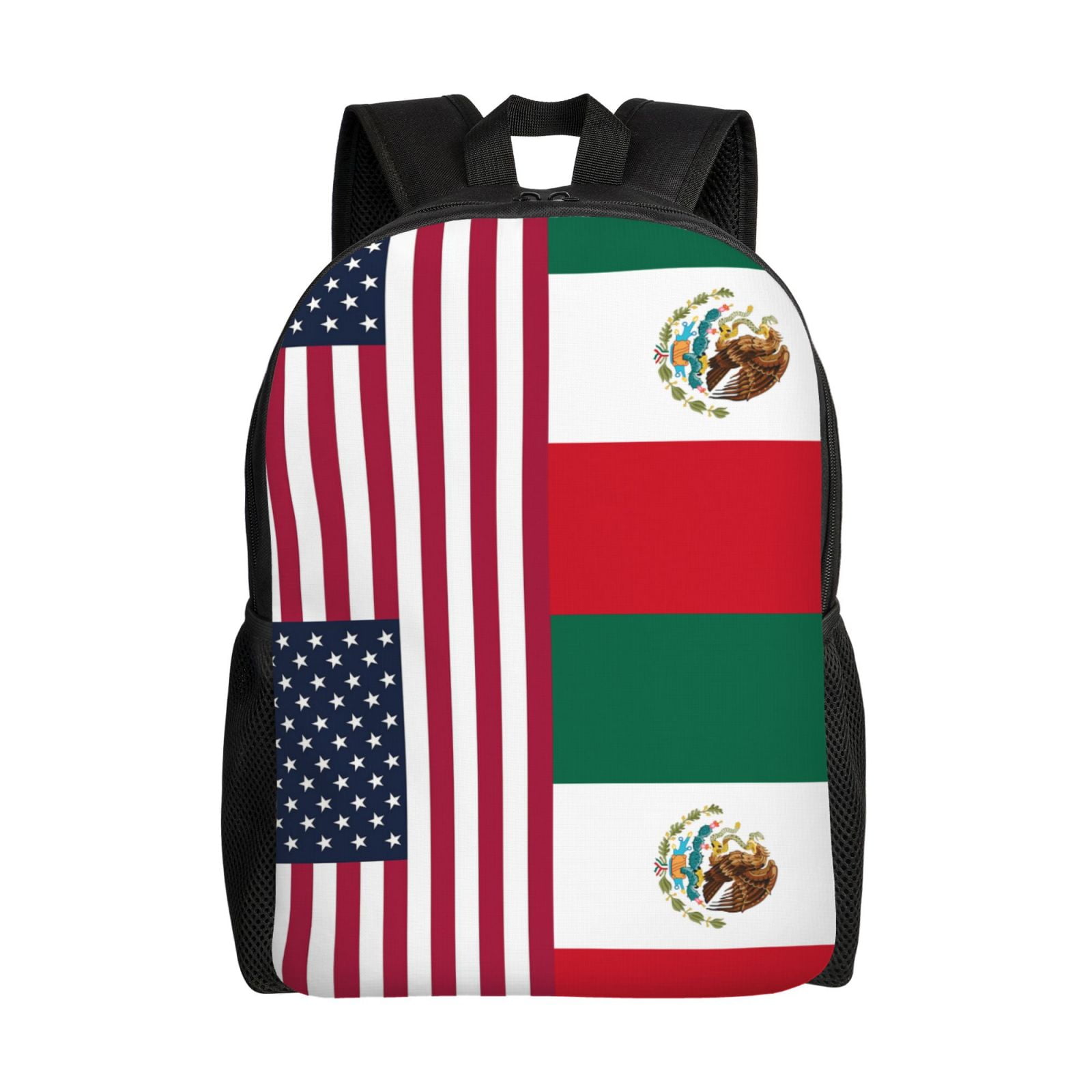 America Mexico Flag Backpack Travel Bag For Men Women Lightweight Back Pack With Laptop Compartmen - Walmart.com America Mexico Flag Backpack Travel Bag For Men Women Lightweight Back Pack With Laptop Compartmen - Walmart.com