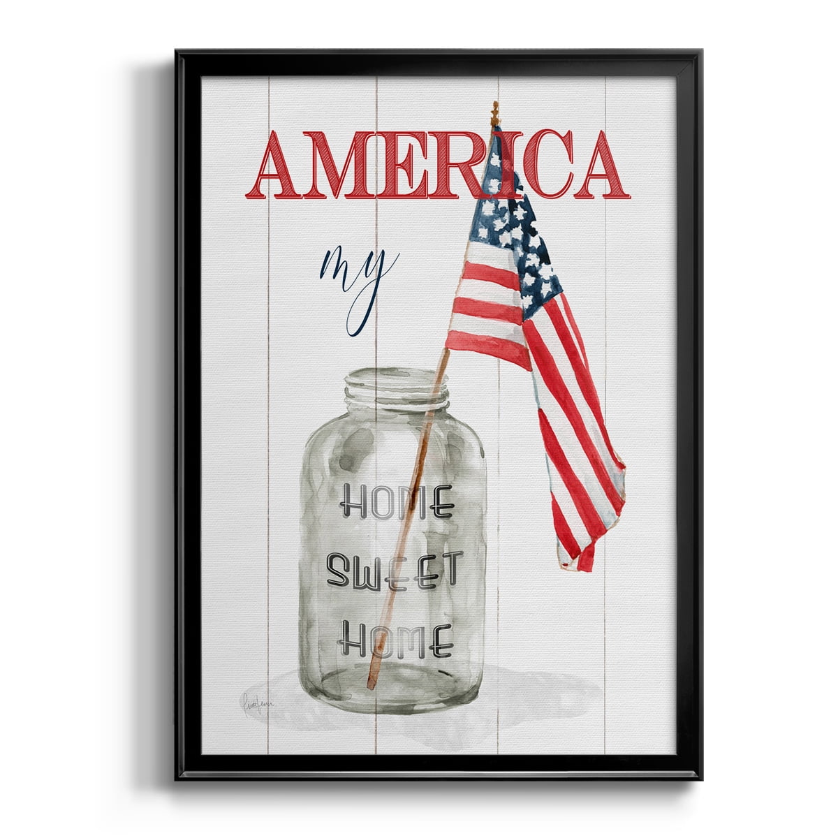 America My Home Sweet Home Premium Classic Framed Print - Ready to Hang