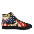 thumbnail image 1 of America Needs Jesus High Top Canvas Shoes Sneakers Black Size 12, 1 of 7