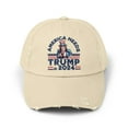 thumbnail image 1 of America Needs Trump in 2024, Unisex Distressed Cap, Adjustable, 1 of 4
