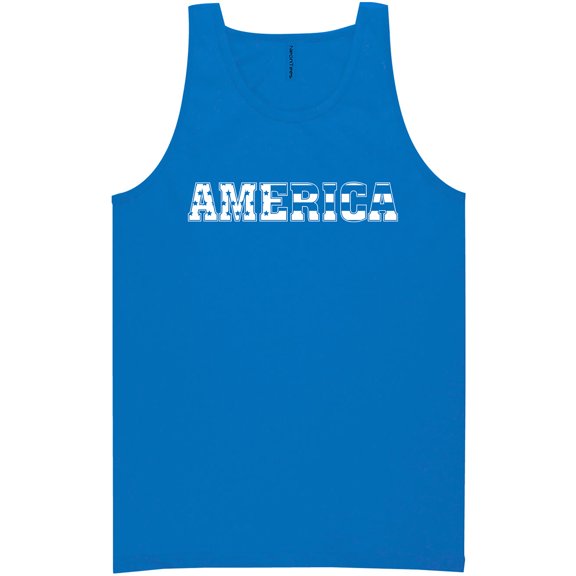 America Neon Tank Top