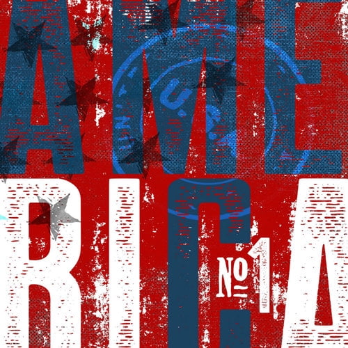 "America No.1" Painting Print on Wrapped Canvas