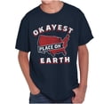 thumbnail image 1 of America Okayest Place on Earth Crewneck T Shirts Boy Girl Teen Brisco Brands XS, 1 of 6