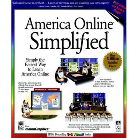 Pre-Owned America Online Simplified Paperback