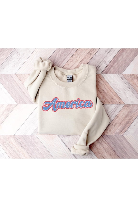 America Patriotic USA 4th of July Independence Day Trendy Sweatshirt All Size S-5Xl