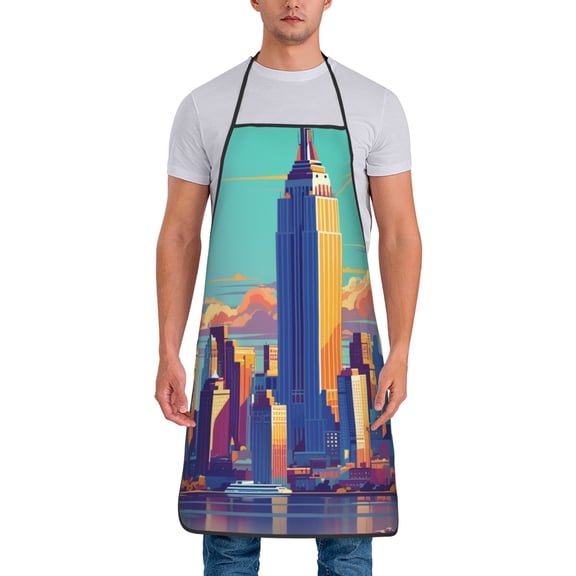 America Pride Aprons for Women Men Waterproof For Kitchen Cooking BBQ Gardening Painting Mechanic