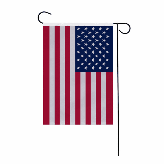 America Printed Garden Flag 12" x 18" | American Flag USA Garden Flag 12 x 18 | Patriotic Double Sided Small Flags for Yard - Without Flagpole