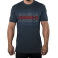 thumbnail image 1 of America Red White and Blue Men's T-shirt, 4th of July T-shirts for Men - Heather Navy MH200PATRIOT S20 M, 1 of 3