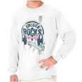 thumbnail image 1 of America Rocks Patriotic Headphones Long Sleeve TShirt Men Women Brisco Brands L, 1 of 6