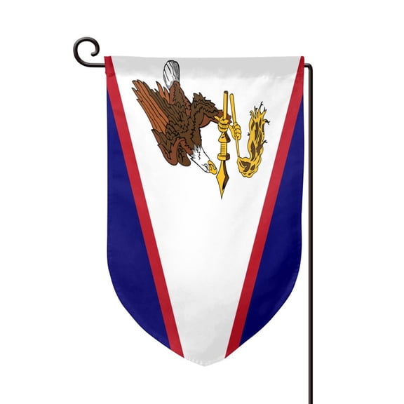 America Samoa Flag Garden Flag Double Sided Flags with Vivid Color for Yard Lawn Garden Decor 12.5 x18 Inch Fillet