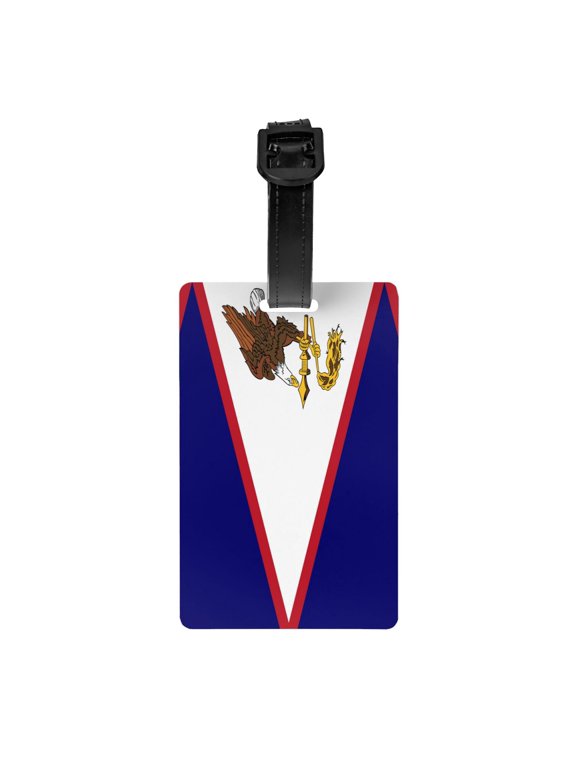 America Samoa Flag Luggage Identifier Name Tag For Backpacks Suitcases Bags Baggage