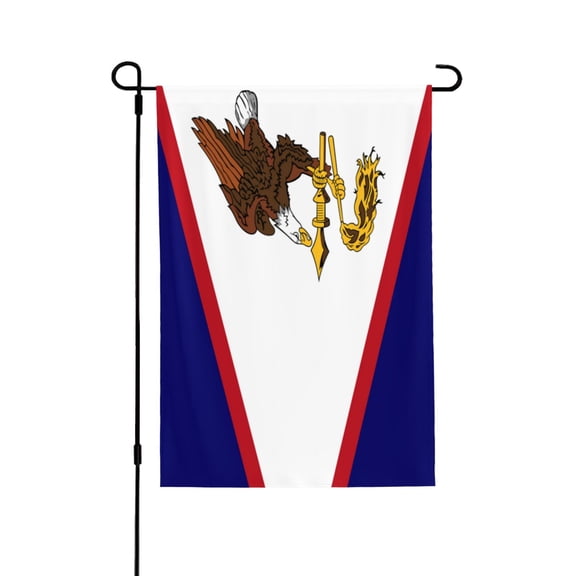 America Samoa Flag Welcome Large House Flag Vertical Double Sided 28x40 Inches Yard Porch Outdoor Decor